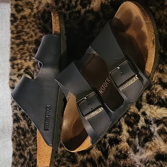 Birkenstock Blue Sandals with Anatomical Footbed - Picture 3 of 5